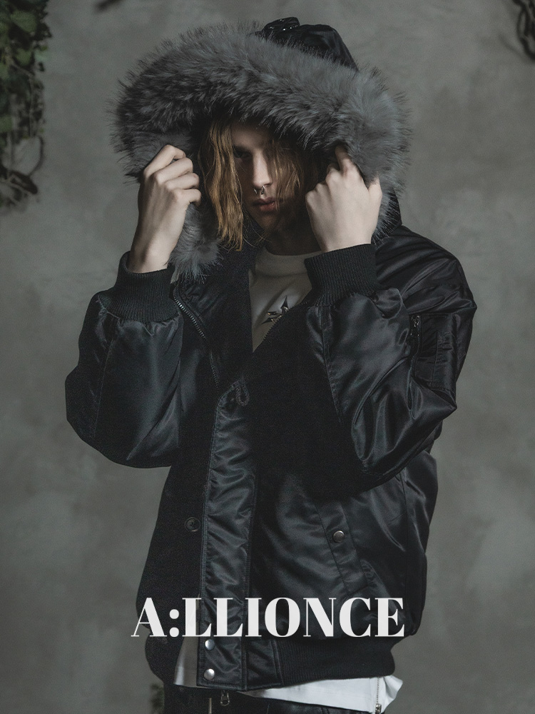 ルイ・フェロー❣️シェアードヌートリア デザインコート 日本製］ITALYミックスウールツイードロングコート | GIANNI LO