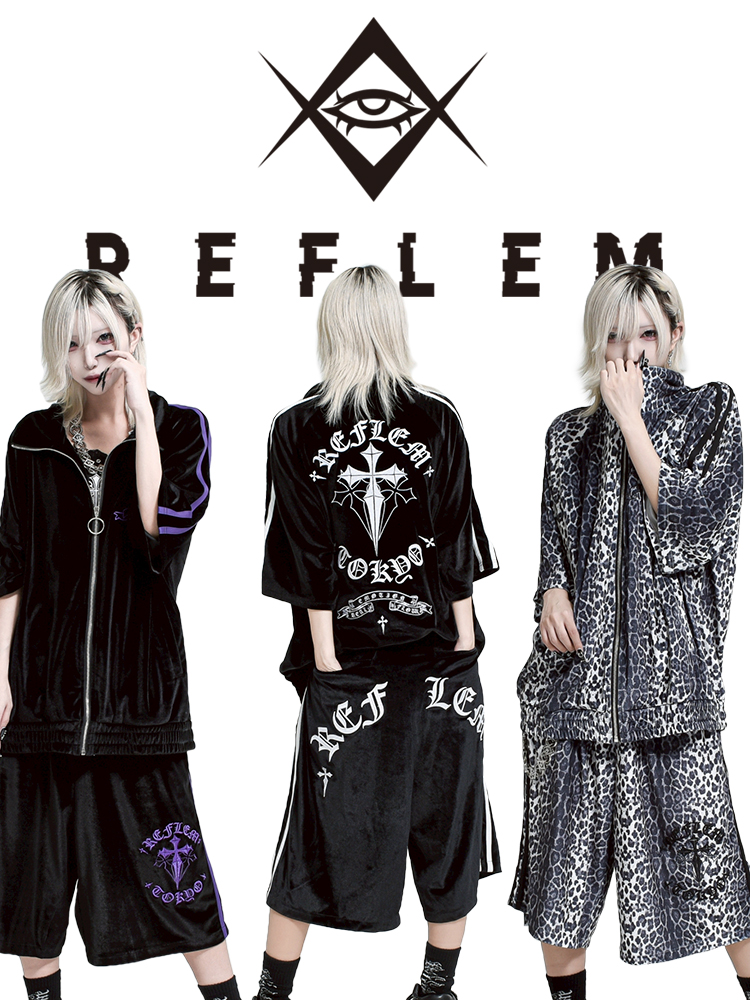 REFLEM - レフレム シースルー ジャージ ブラック 量産型 地雷系