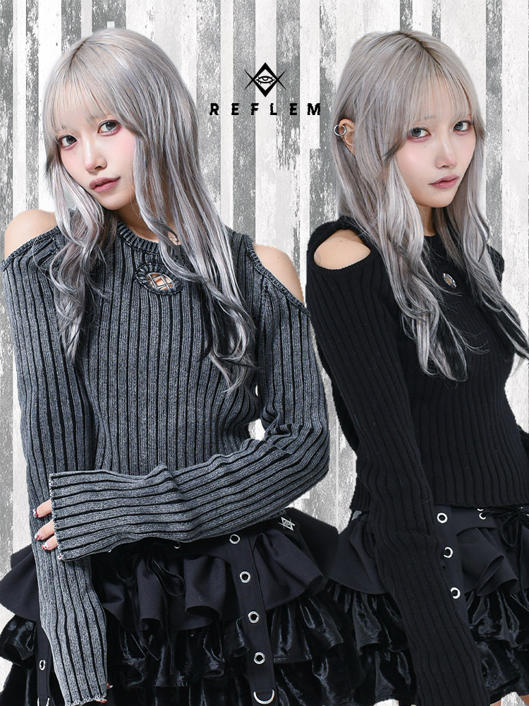 REFLEM レフレム プルオーバー ホワイト/ リボン レースアップ スエット プルオーバートレーナー | アクロトーキョー。