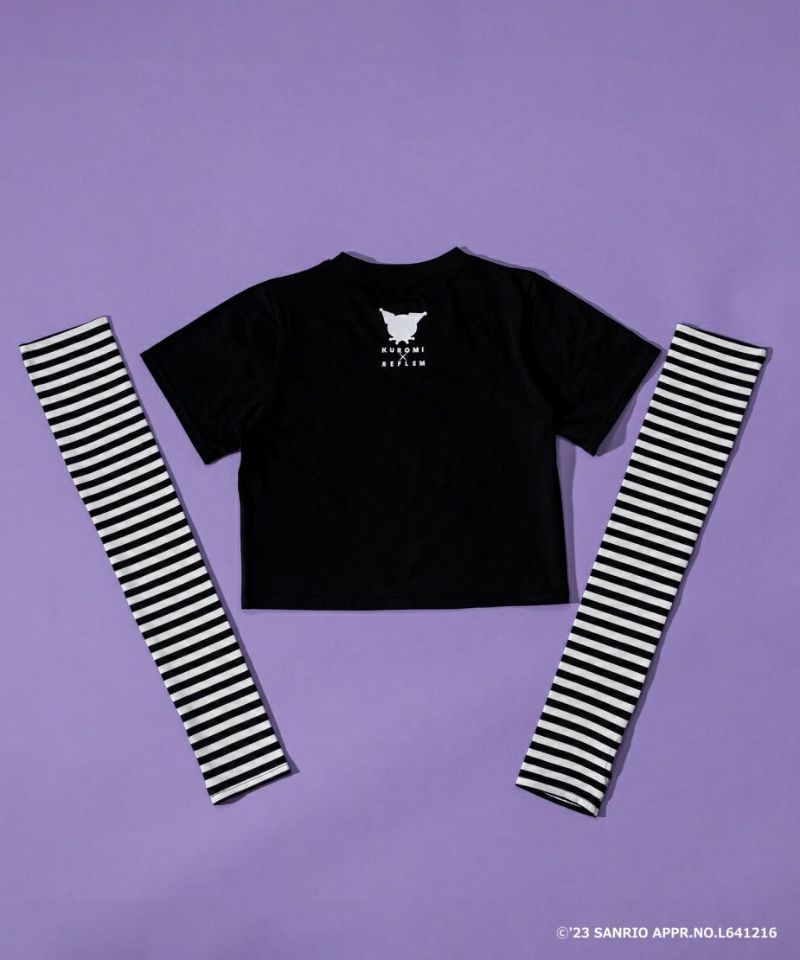 REFLEM【レフレム】サンリオコラボクロミプリントクロップドTシャツ+