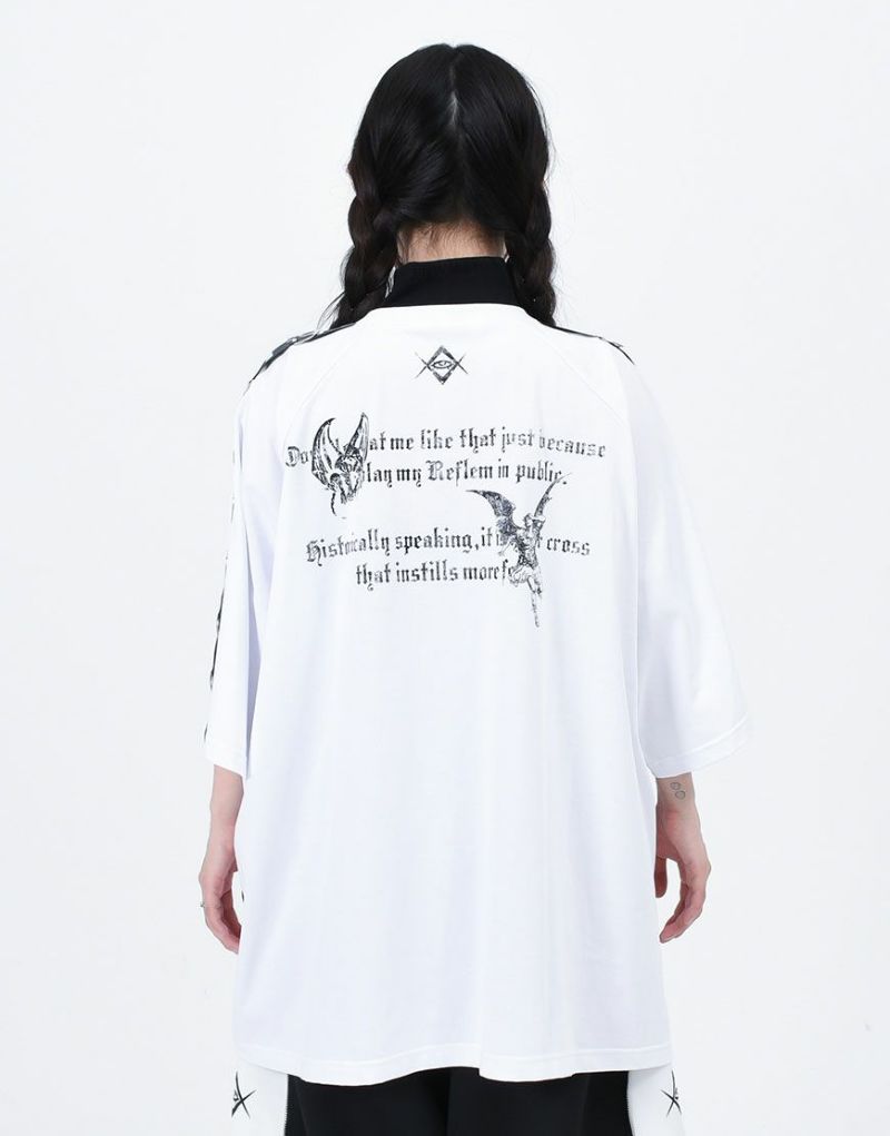 REFLEM【レフレム】フェイクレイヤードDリングハイネックTシャツ/全2色