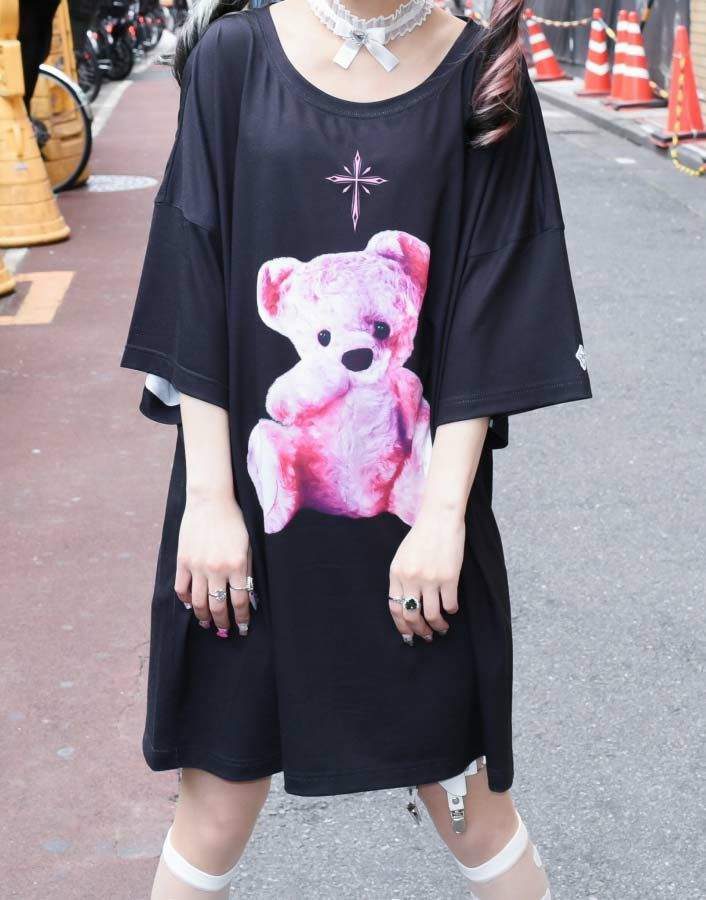 TRAVAS TOKYO【トラバストーキョー】FurryBearクマTシャツ/全5色
