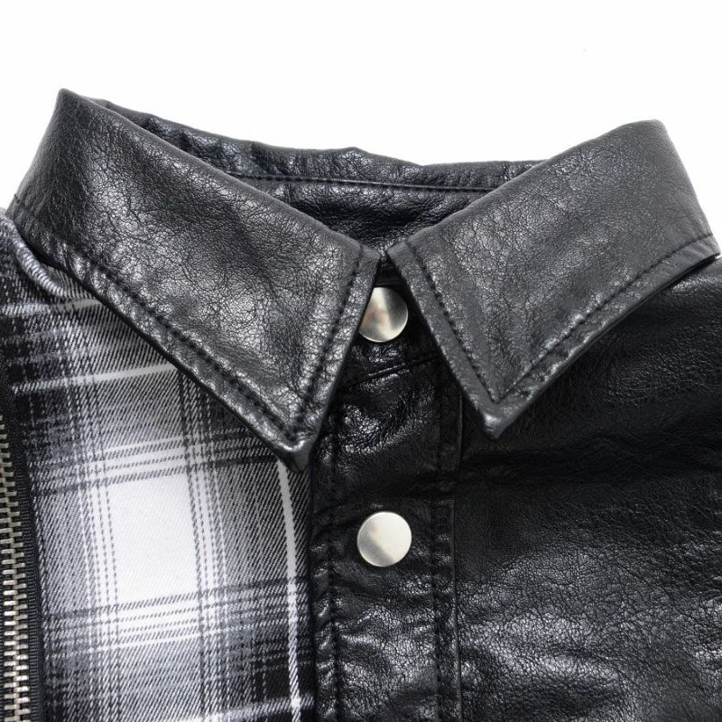 CIVARIZE【シヴァーライズ】切り替えドッキングデニムシャツジャケット 楽天市場】