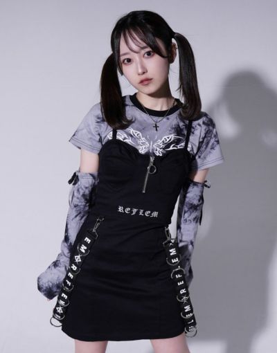 Gothicアシメワンピース Black L DimMoire 2023ご検討宜しくお願い致し