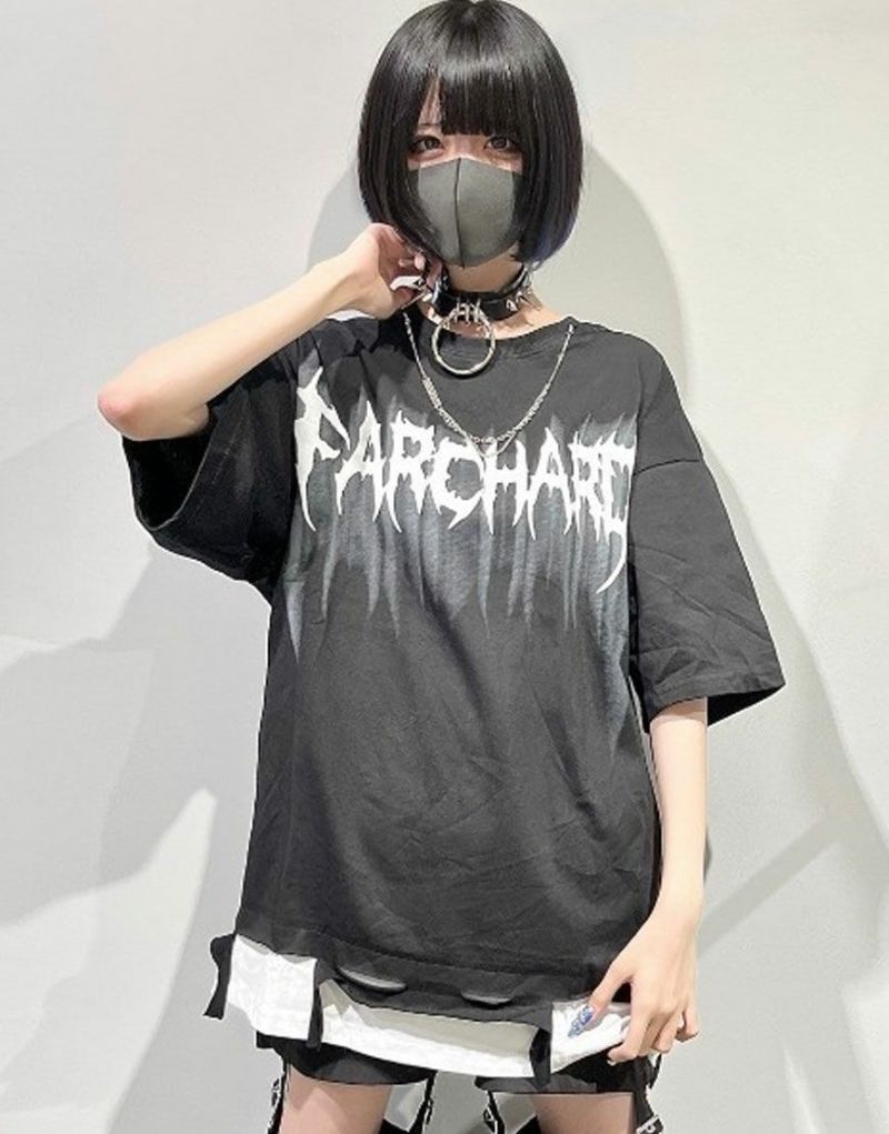 CV Select【シーブイセレクト】チェーン付きレイヤードTEE/全2色