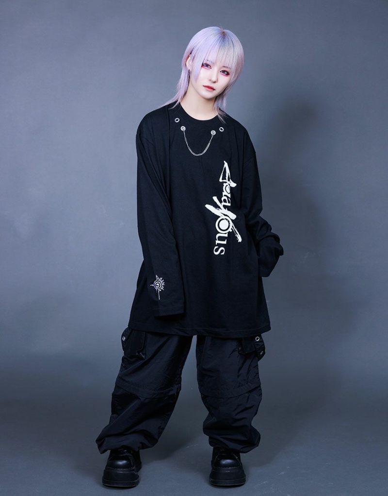 AdaNous【アダナス】chain long T-shirt/全2色