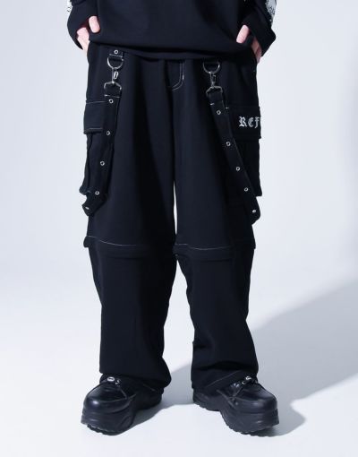 AdaNous【アダナス】3way belt pants/全2色