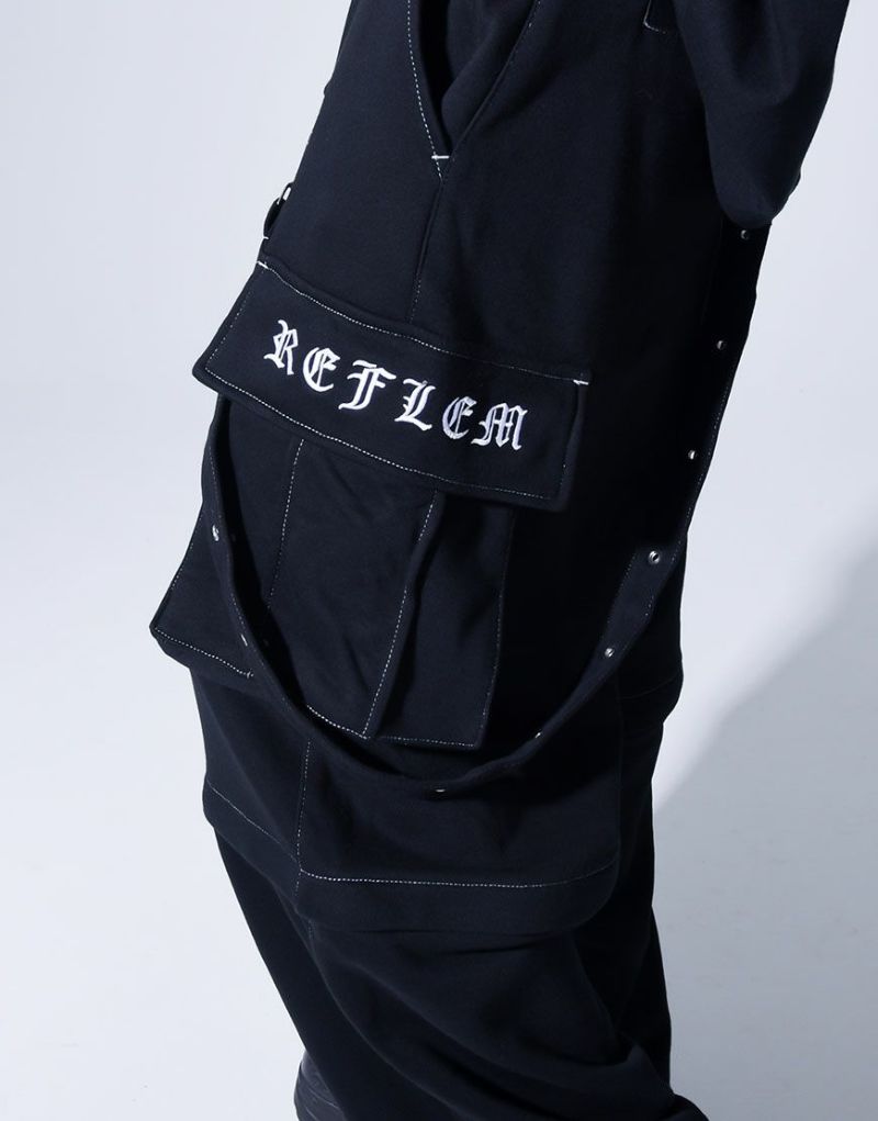 REFLEM【レフレム】2WAYボンテージスウェットカーゴパンツ/全2色