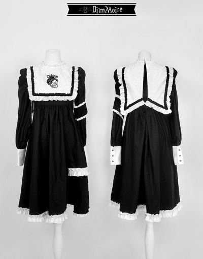 LサイズDimMoire ワンピース GothicアシメワンピースBlack