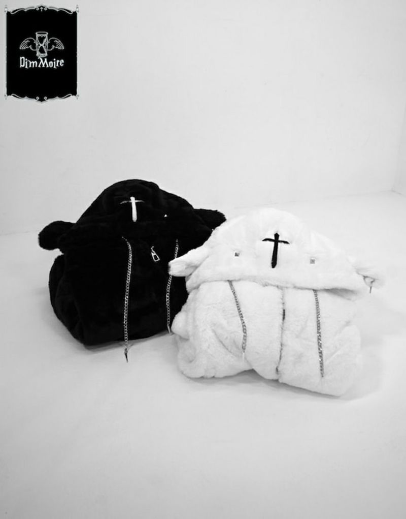DimMoire【ディムモアール】BABY SHEEPファーパーカー/White