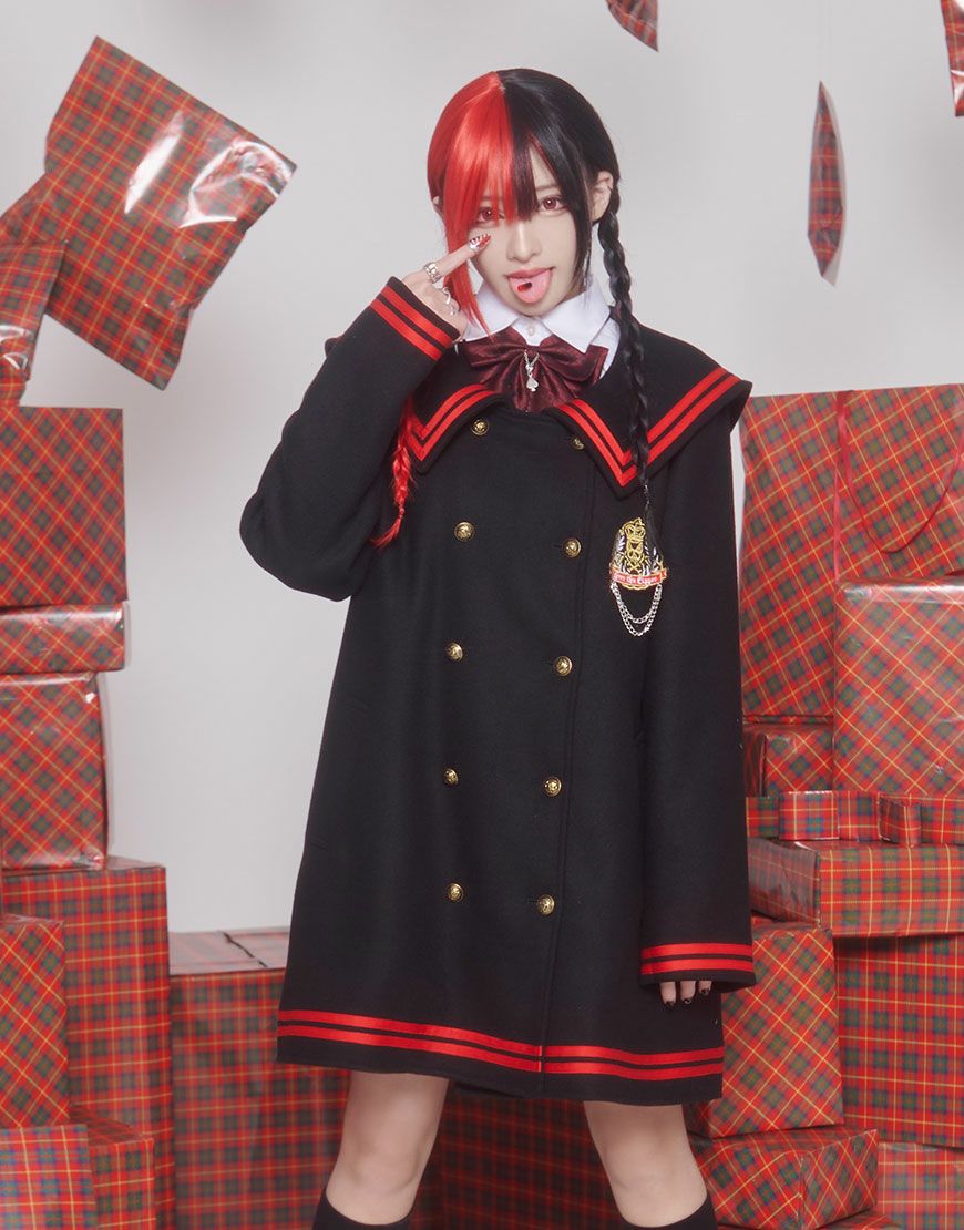 Grrr the Lipper【ガルルザリッパー】魔界学園セーラーコート/全2色 