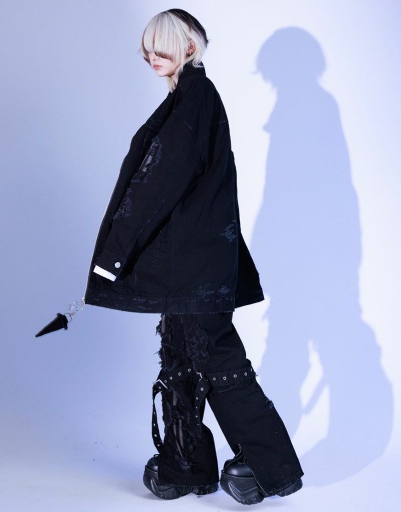 Gamchu ガムチュ 半壊卍壊デニム ジャケット Gamchu【ガムチュ】半壊卍壊デニムsetupジャケット＆パンツ