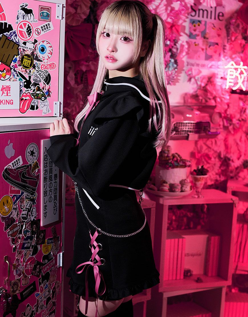 受発注］ililil【イルイルイル】はむねずこコラボ NEZU狂セットアップ  