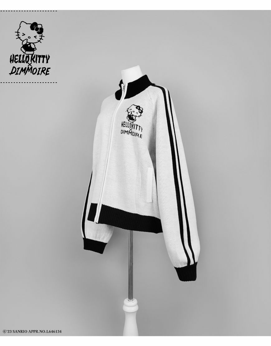 HELLO KITTY×DimMoire】ニットジャージトップスWhite 