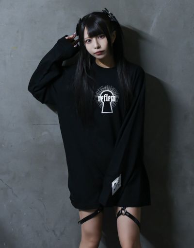 REFLEM【レフレム】サンリオコラボクロミプリントビッグTシャツ+ 
