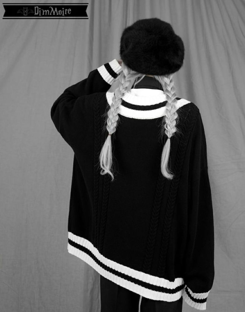 DimMoire【ディムモアール】学園セーター/Black