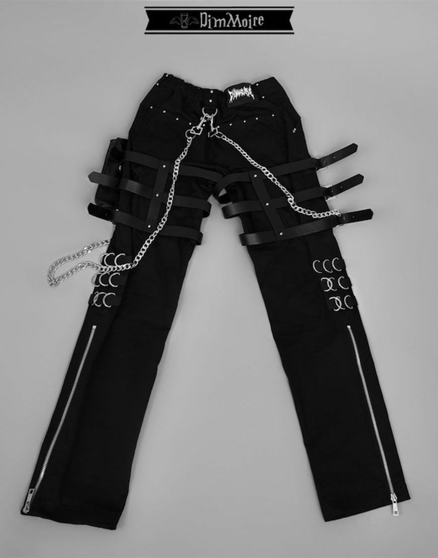 DimMoire【ディムモアール】PUNKボンテージパンツ/Black 
