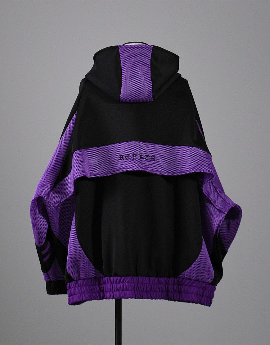 REFLEM【レフレム】メッシュ切替ハイネックジャージパーカー/全2色 