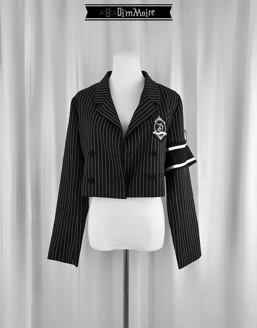 DimMoire【ディムモアール】腕章ショートジャケットII/A(Stripe) 