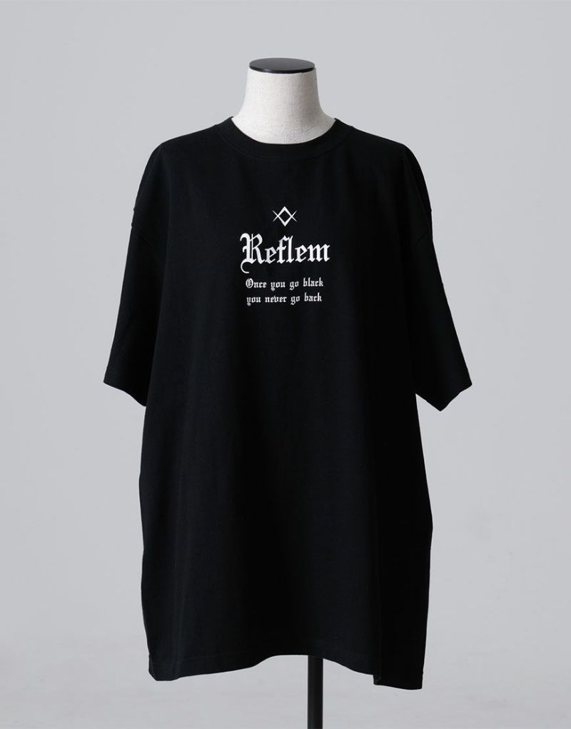 REFLEM【レフレム】オーロラ箔プリントTシャツ/全3色