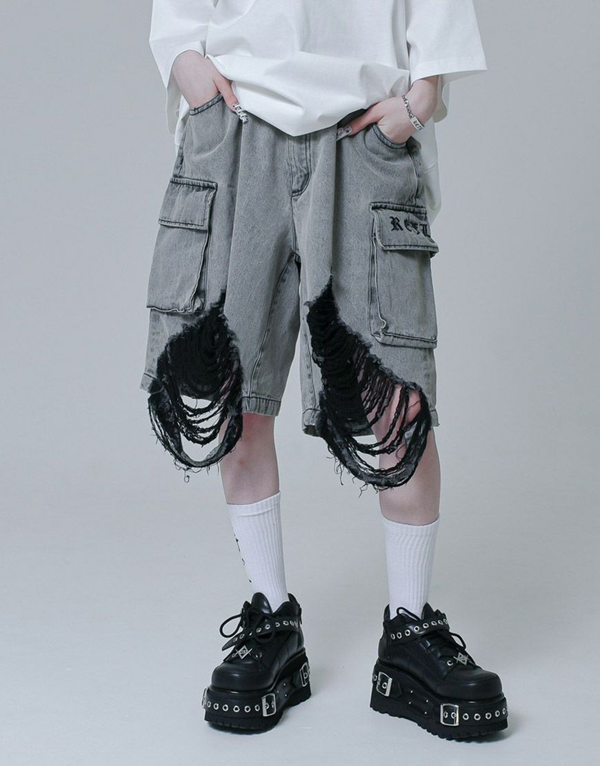 REFLEM【レフレム】ラインストーンクロスヘビーウェイトスウェット  