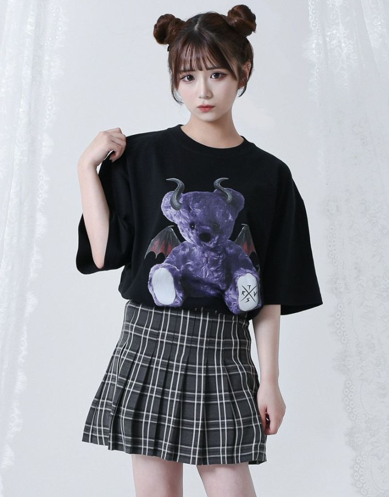 TRAVAS TOKYO【トラバストーキョー】悪魔クマTEE/全2色