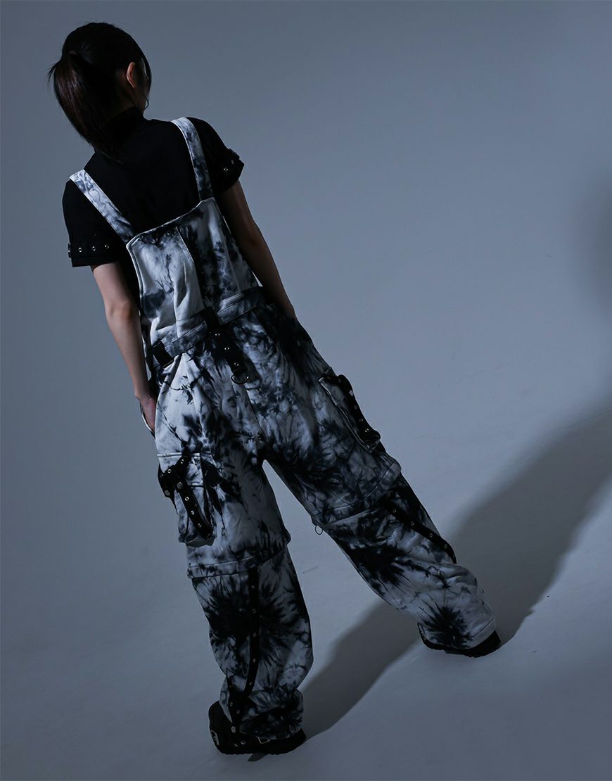 REFLEM【レフレム】2WAYボンテージスウェットカーゴオーバーオール/全1色 