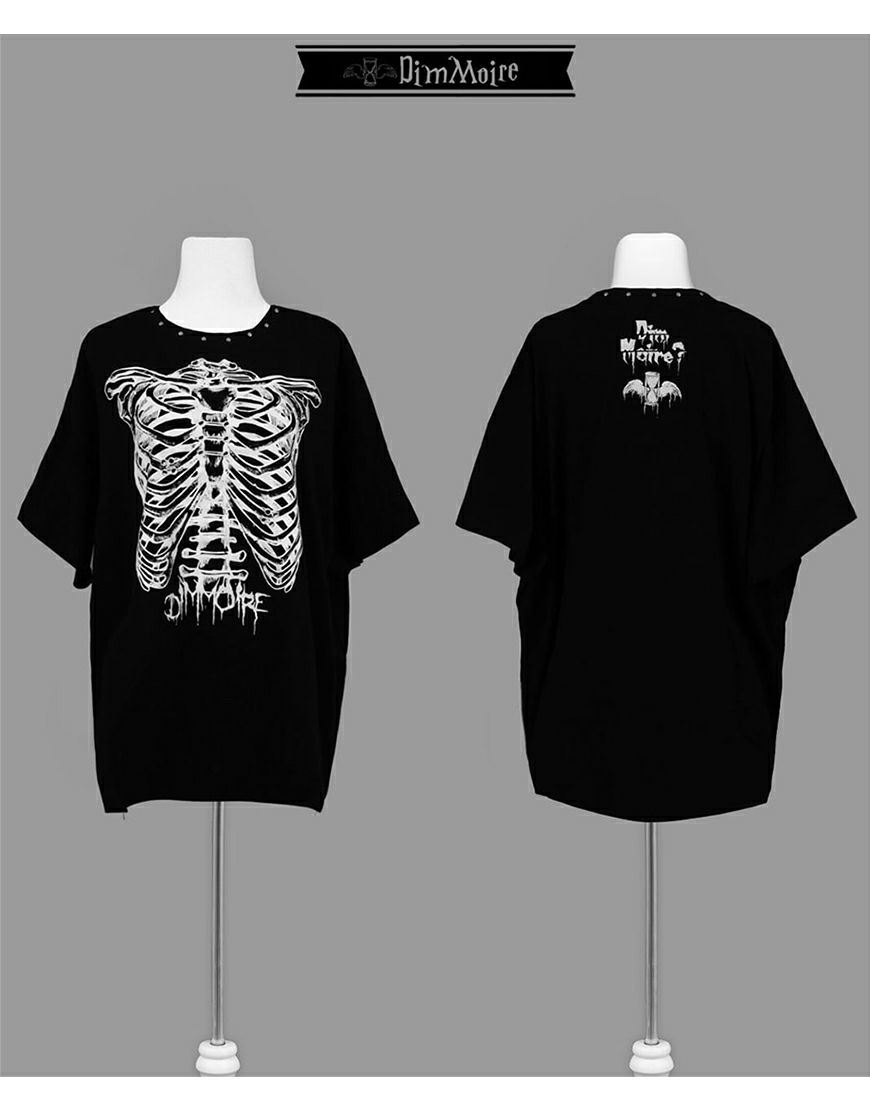 DimMoire【ディムモアール】Piercing肋骨BIG T/Black