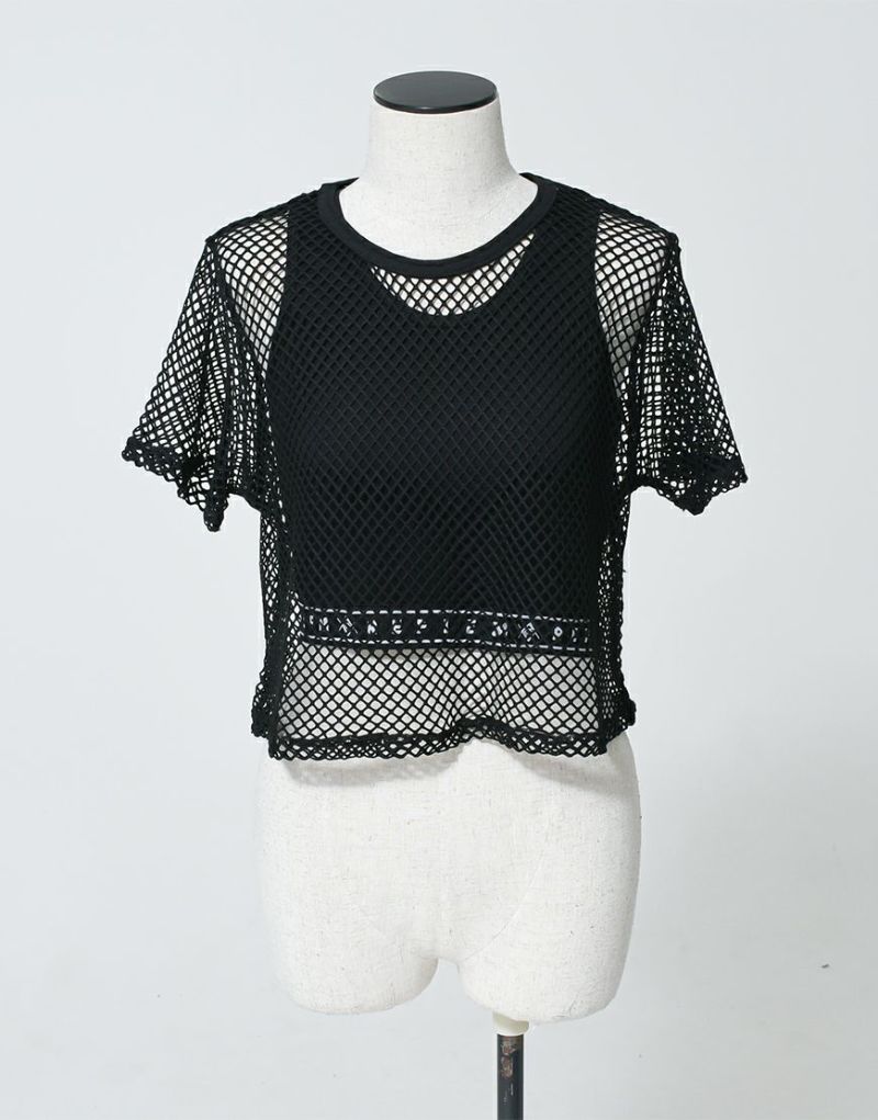 REFLEM レフレム パッチワーク メッシュ Tシャツ REFLEM（レフレム）の「『REFLEM/レフレム』パッチワーク