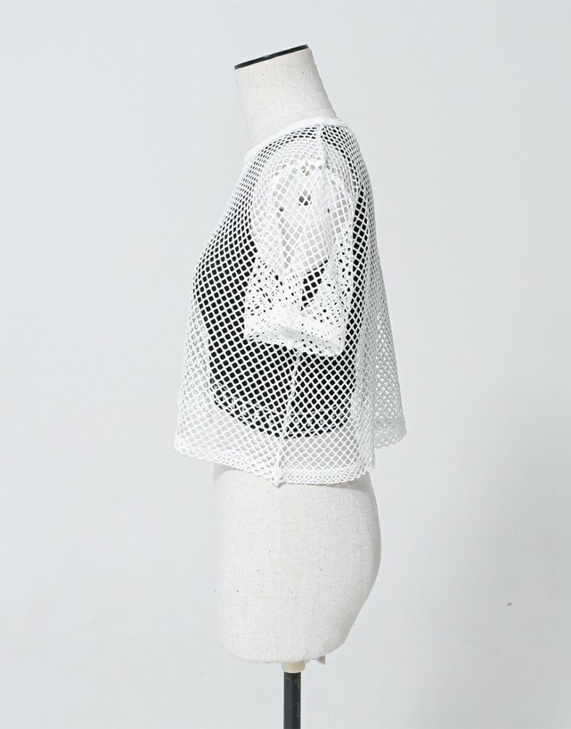 REFLEM レフレム タンク付きシアーメッシュTシャツ REFLEM（レフレム）の「『REFLEM/レフレム』タンク付きシアー