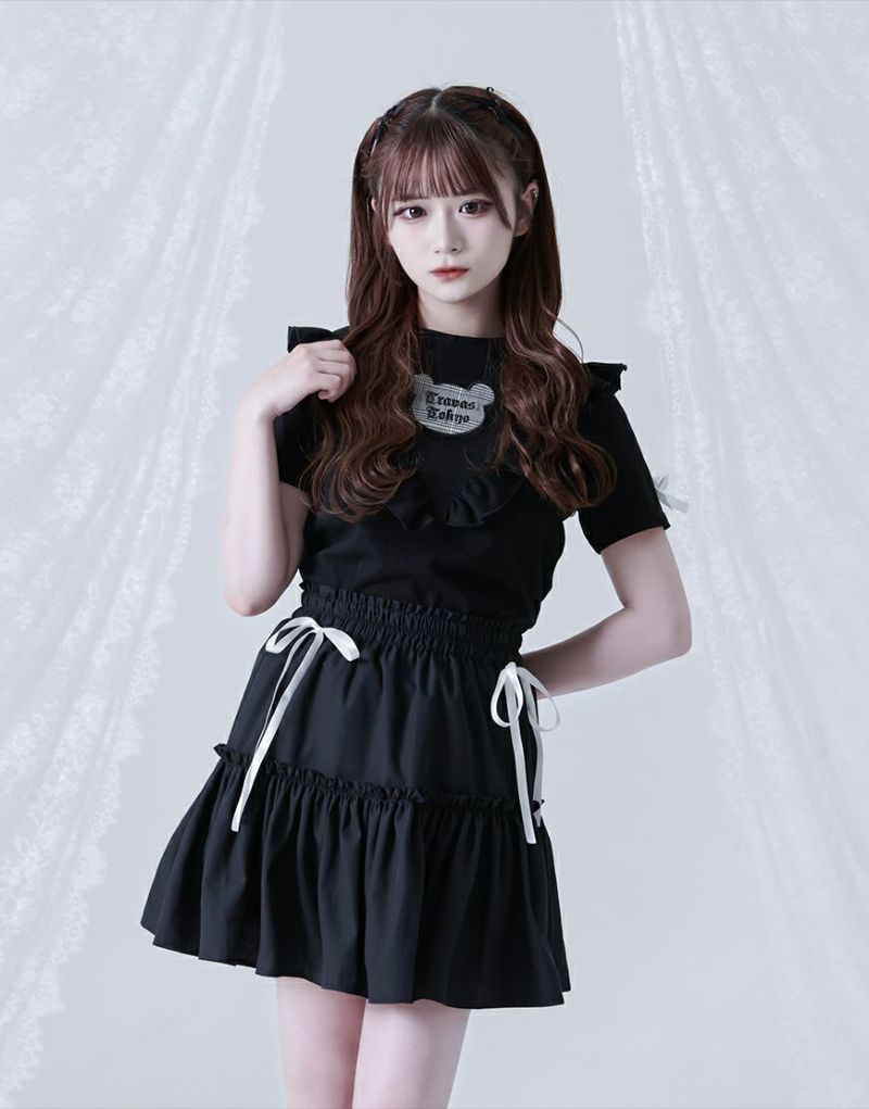 【入手不可】TRAVAS TOKYO エンジェル Tシャツ てぃら×TRAVAS TOKYO(トラバス・トーキョー) ZIPTシャツ (angel