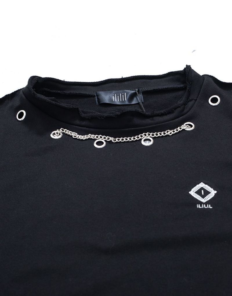 ililil 装飾少なめになりました カットソー ililil tシャツ 「ililil/イルイルイル」「装飾控えめになりまし