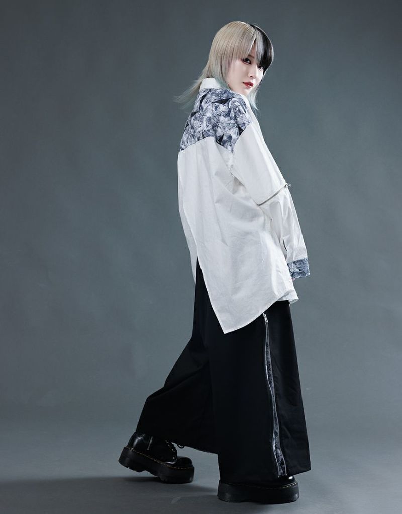 AdaNous【アダナス】2way side zip widepants/全2色