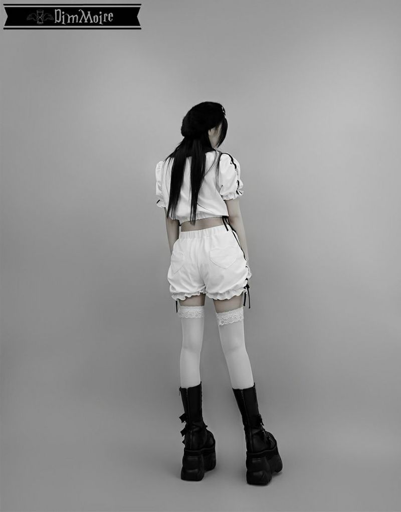 DimMoire ディムモアール Crush×PO スウェット ホワイト Crash x PO DimMoire パーカー スウェット - メルカリ