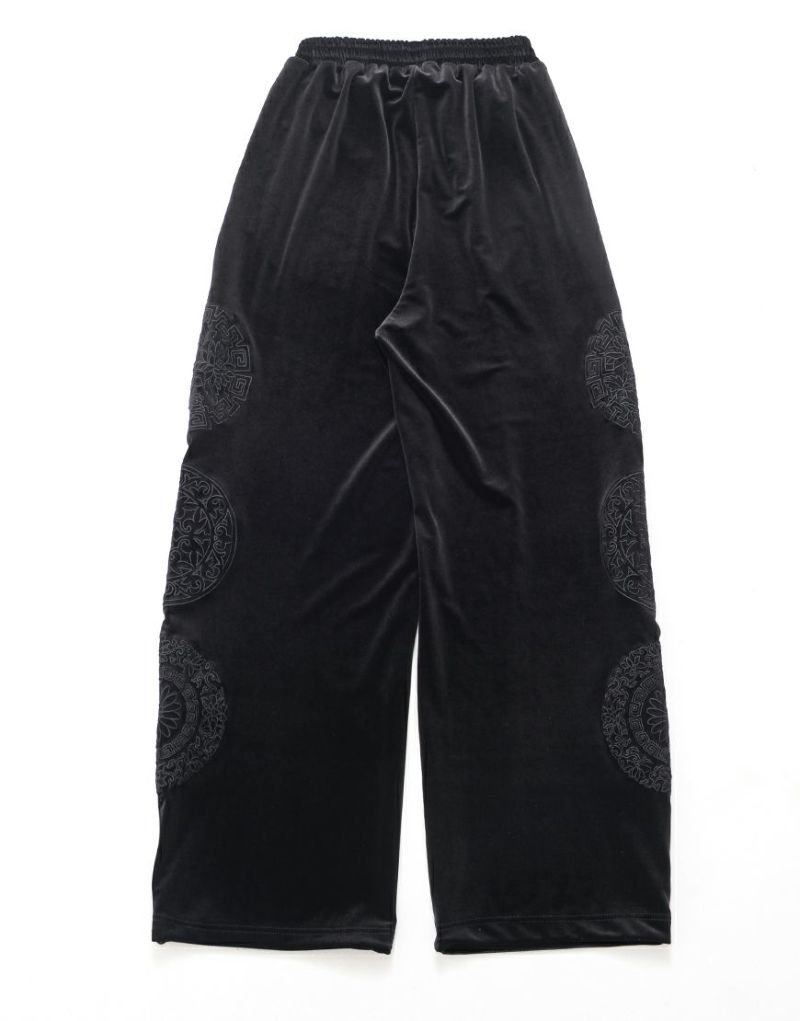 ililil【イルイルイル】【地元で最恐の奴のパンツ】和柄刺繍ベロア