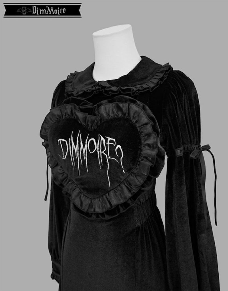 DimMoire【ディムモアール】ベロアワンピース/Black DimMoire【ディムモアール】ベロアワンピース/Black