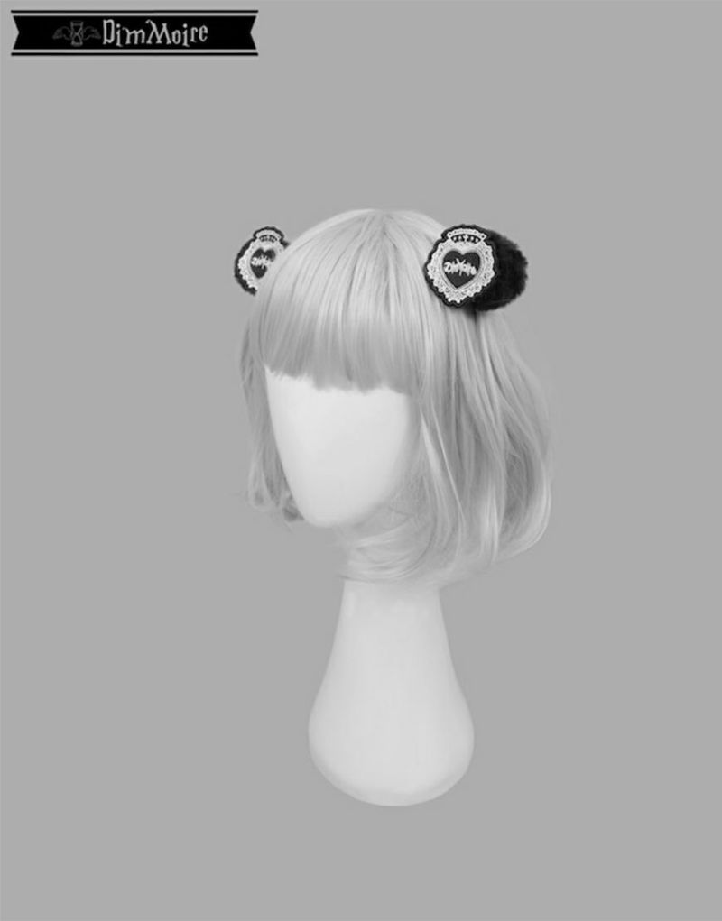 正規品 DimMoire ディムモアール HeartCoreヘアリボン ブラック 正規品 DimMoire ディムモアール HeartCoreヘアリボン ブラック
