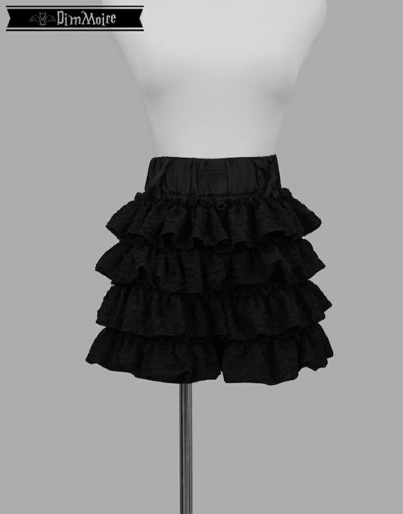【yumi】DimMoire フリルミニスカパン【Black】 DimMoire【ディムモアール】フリルミニスカパン/Black