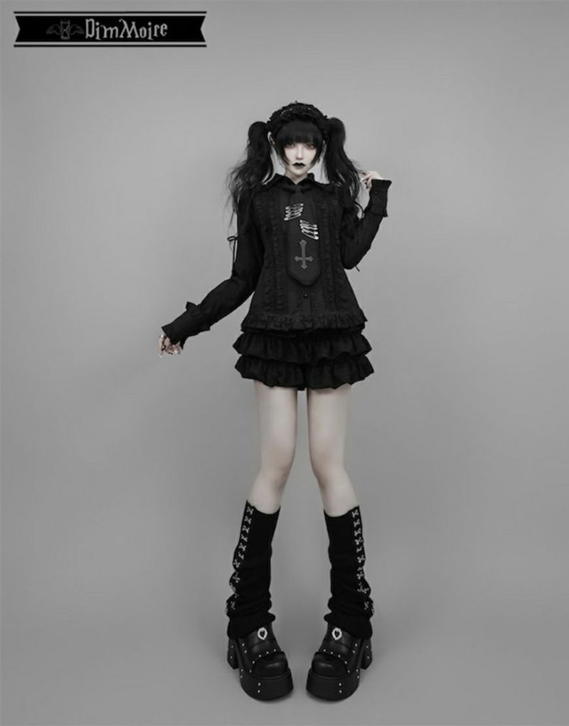 ビッグ割引 DimMoire【ディムモアール】HeartCoreスタッズローファー/Black 靴