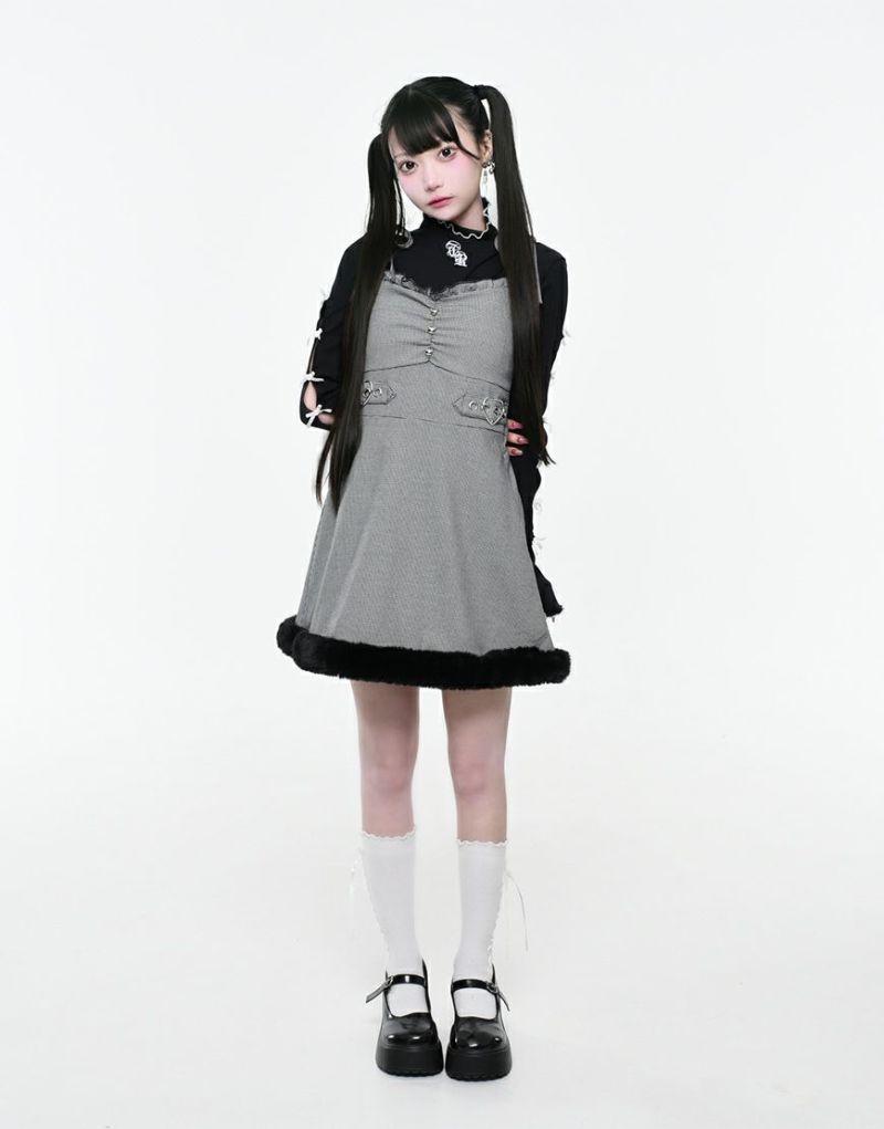 『TRAVAS TOKYO/トラバス トーキョー』フレアキャミワンピース TRAVAS TOKYO【トラバストーキョー】フレアキャミワンピース/全2色