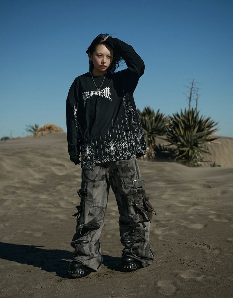 レフレム REFREM ロンＴ REFLEM tシャツ 「REFLEM/レフレム」ラバープリントL/S Tee