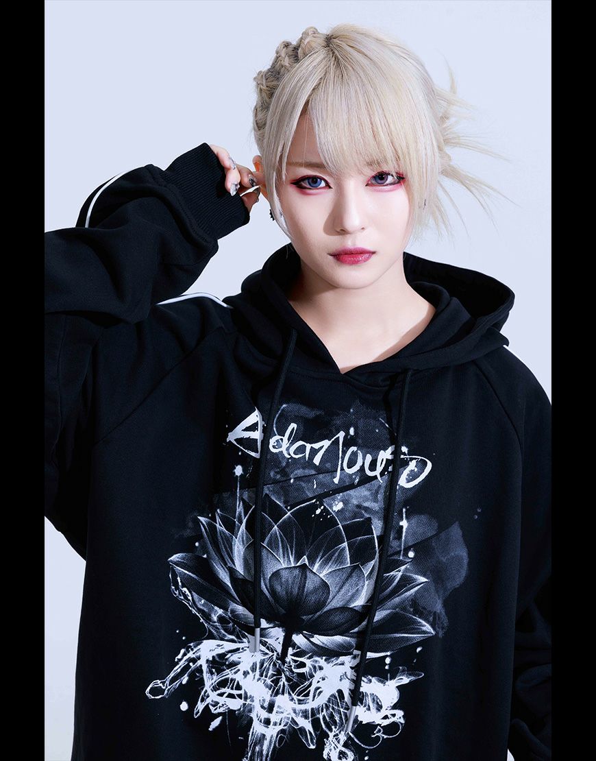 AdaNous【アダナス】パイピングプリントプルパーカー/全2色