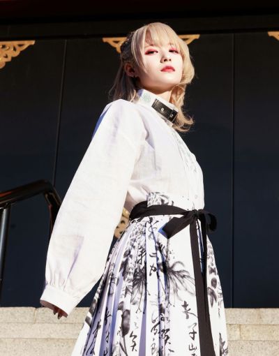 DimMoire【ディムモアール】監禁ハーネスシャツ/Black