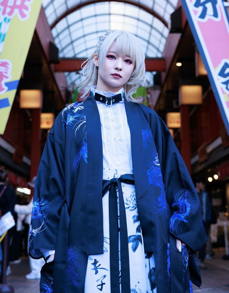 AdaNous【アダナス】曼珠沙華 羽織りシャツ/全2色