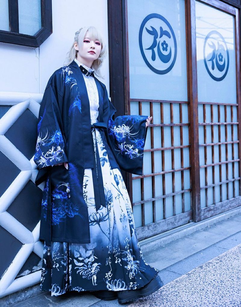 AdaNous【アダナス】曼珠沙華 羽織りシャツ/全2色