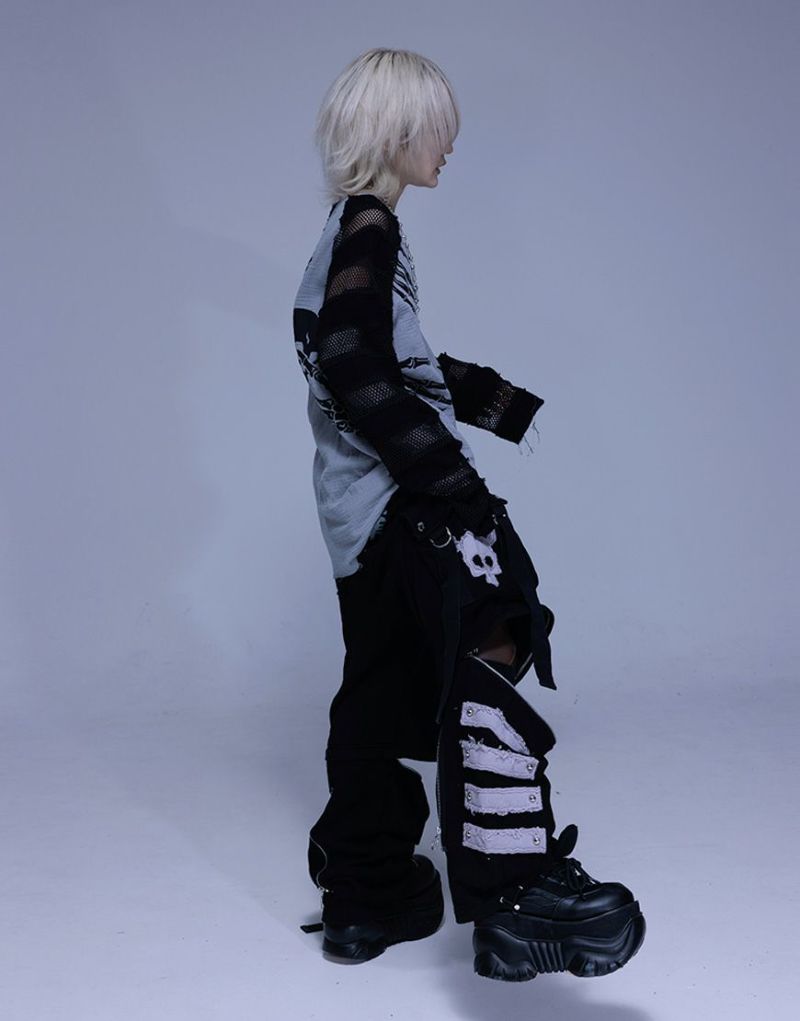 Gamchu【ガムチュ】赴くままに分解分離スウェットカーゴパンツ ブラック 000000001407-01-xs.jpg?t=