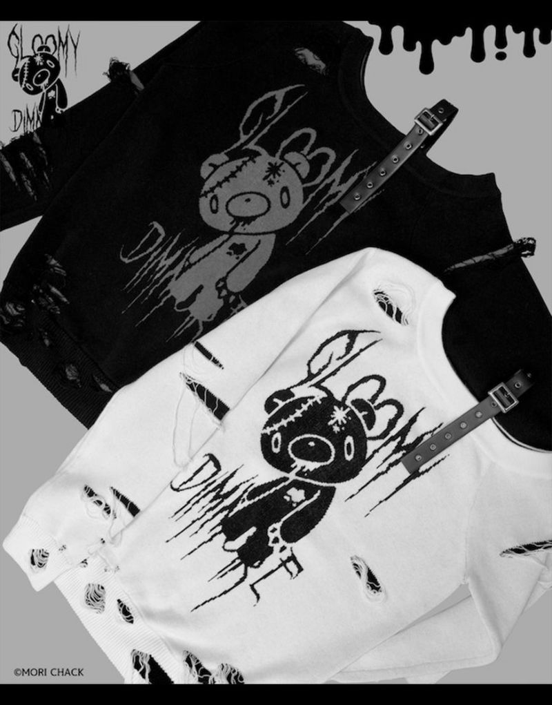 新品 XL GLOOMY×DimMoire グルーミーいたずらニット Black