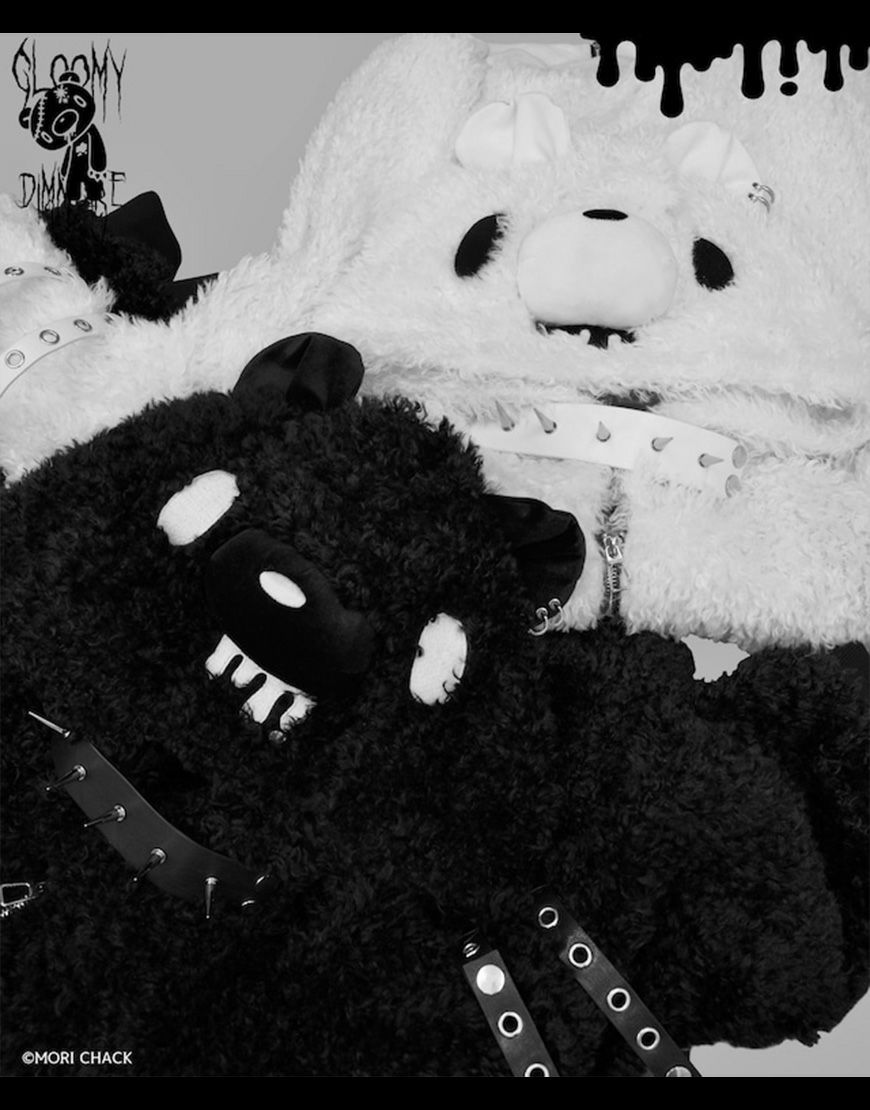 DimMoire【ディムモアール】GLOOMY×DimMoire グル～ミ～ボアパーカー/Black 