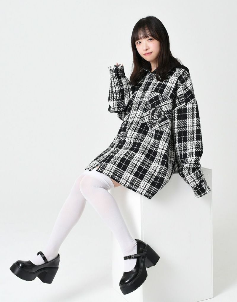 TRAVAS TOKYO まとめ売り TRAVAS TOKYO【トラバストーキョー】フード付きチェックシャツ/全2色