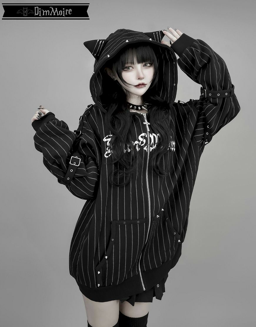 DimMoire【ディムモアール】Evil Catパーカー/Black